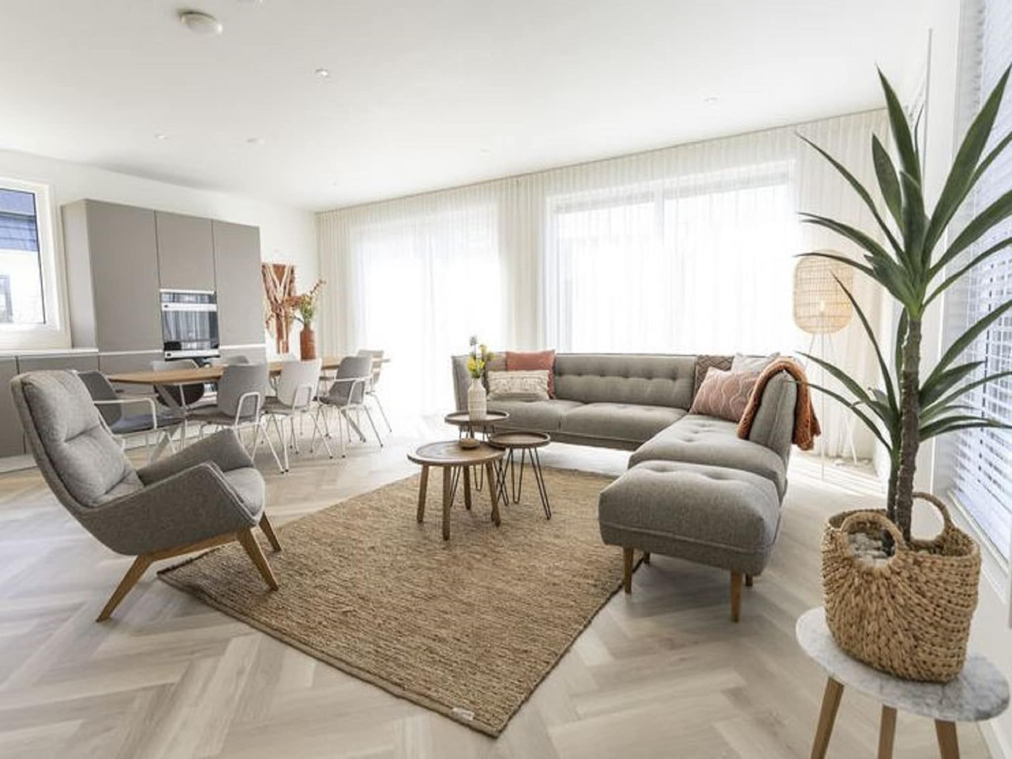 De woonkamer van So What 19 in De Koog Texel