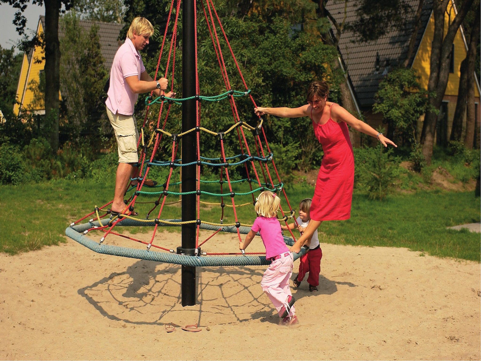 Parkfaciliteiten bij Vakantiepark de Katjeskelder 14 in Oosterhout