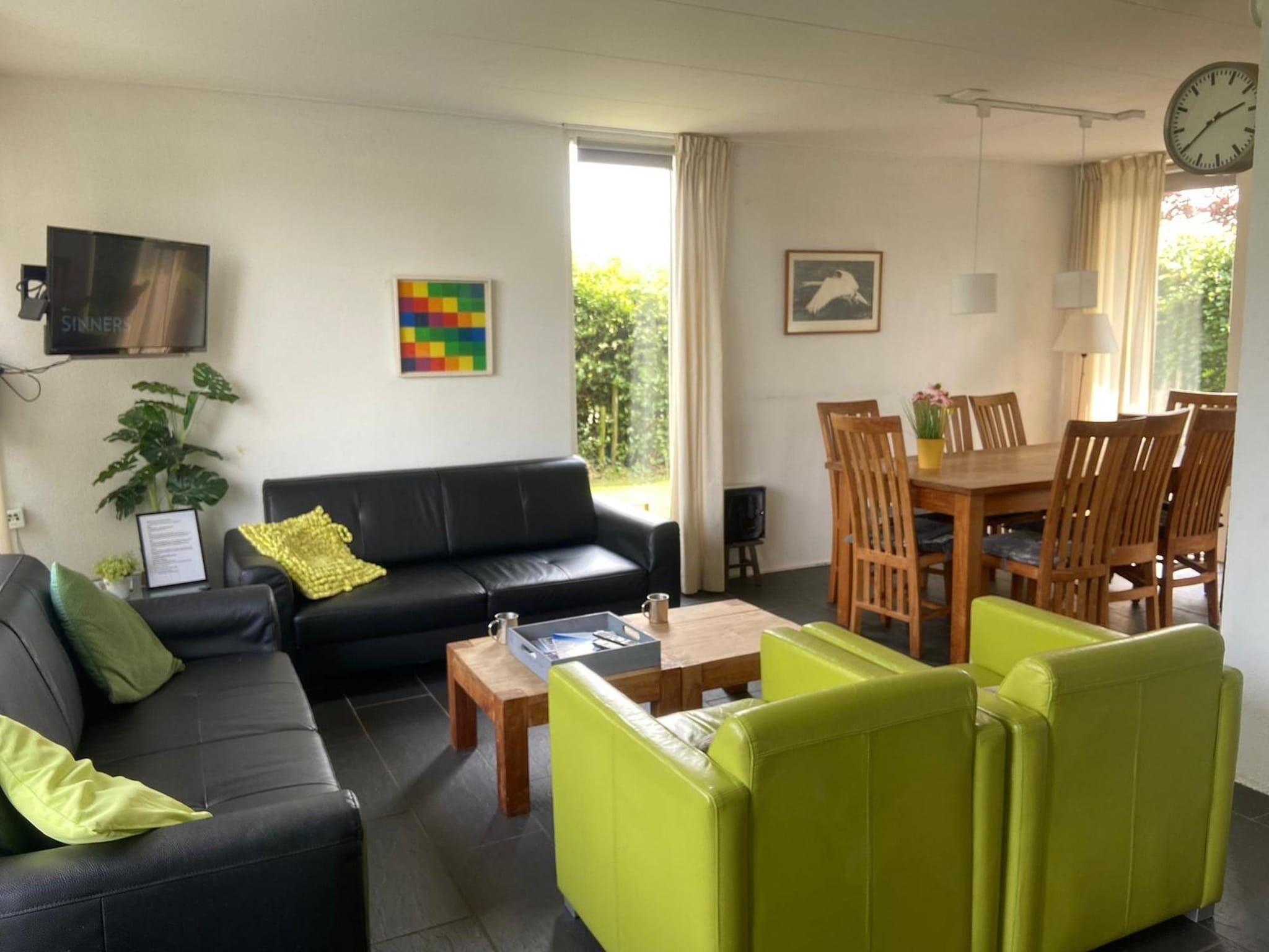 De woonkamer van Scharsterlaan 9 in Boornzwaag