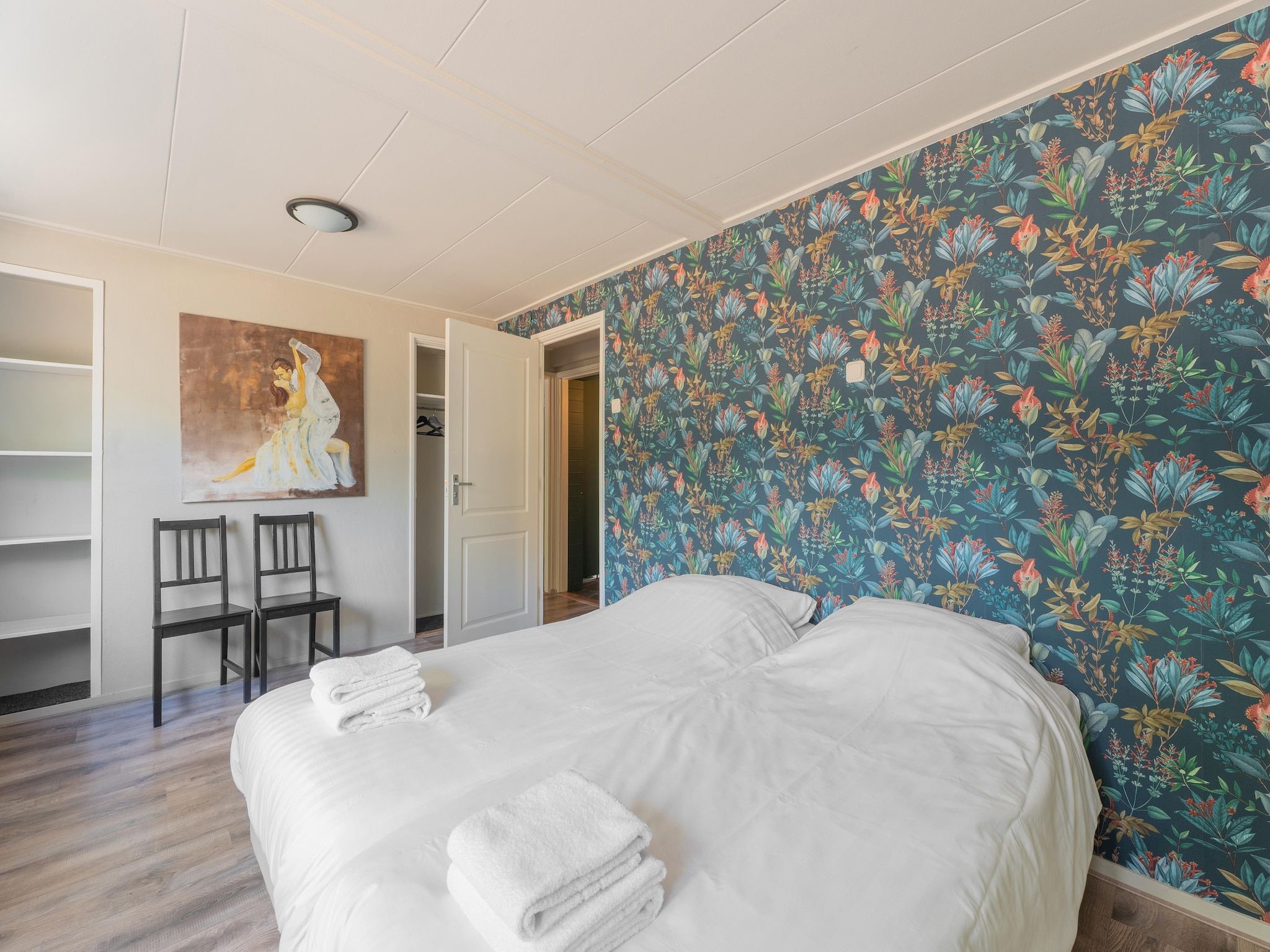 Een slaapkamer van Familiehuis Ruighenrode in Lochem