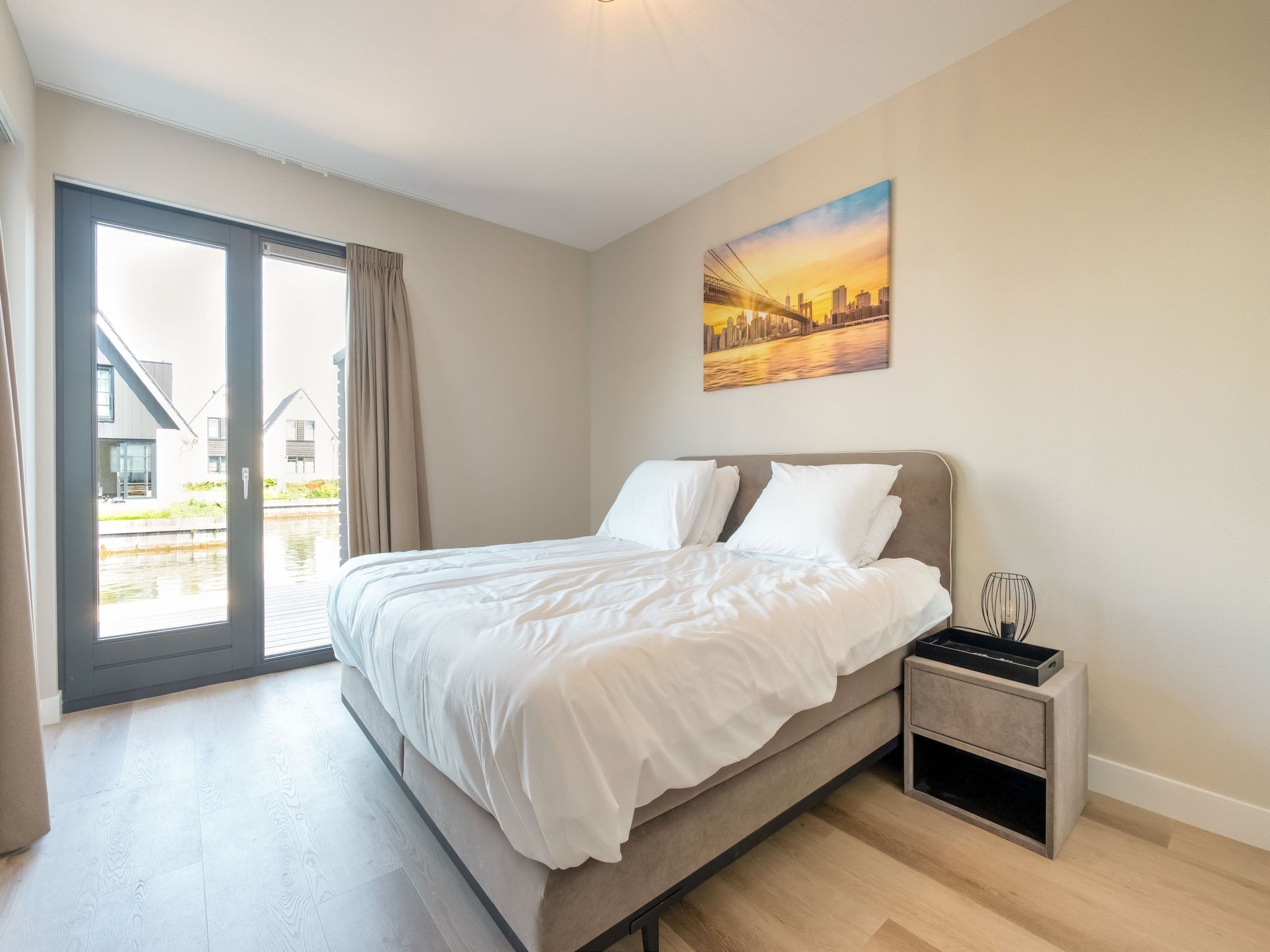 Een slaapkamer van Us winsk in Stavoren