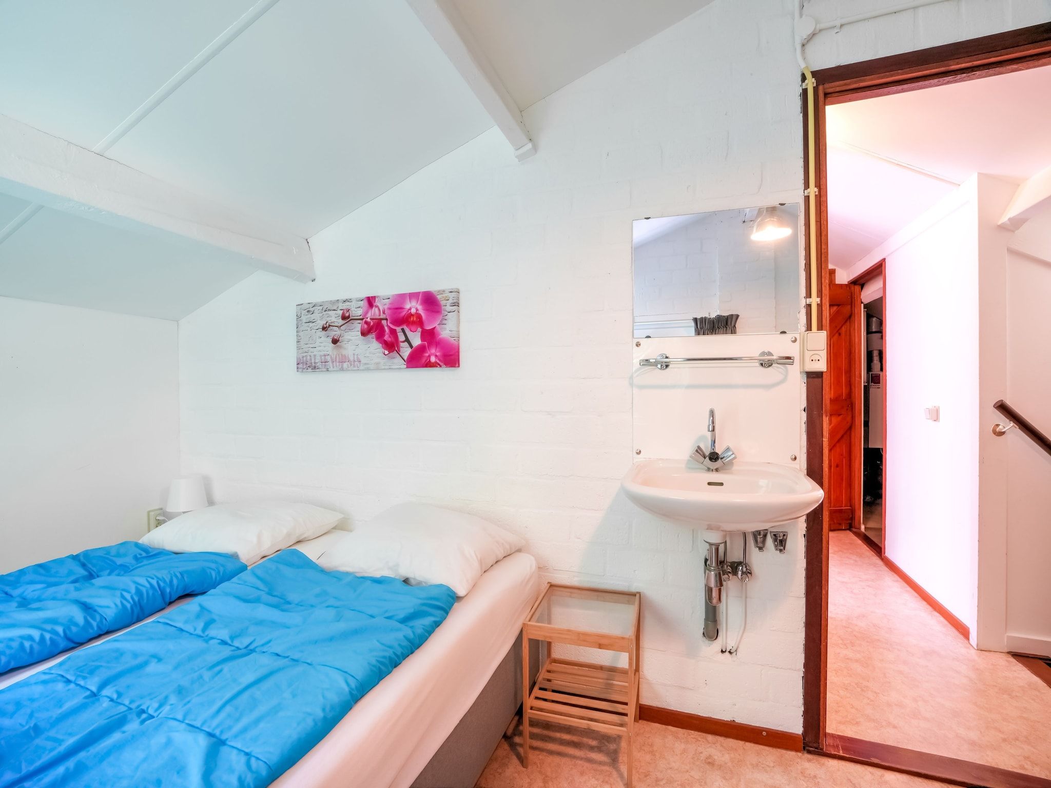 Een slaapkamer van Waterval 8P in Ulestraten