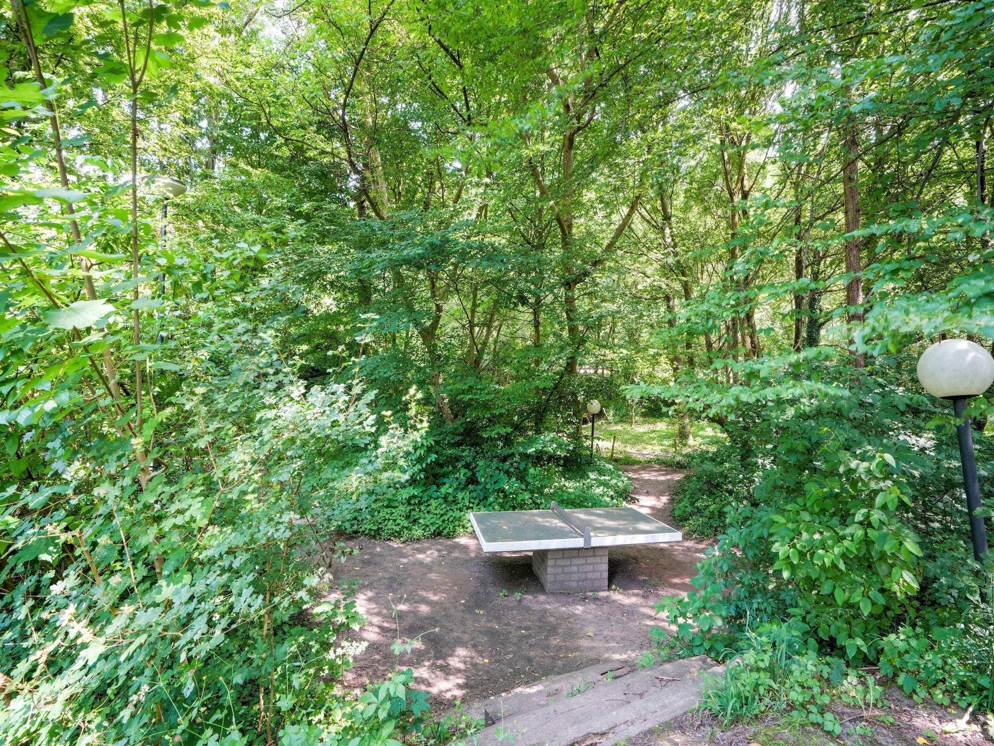 De tuin van Waterval 8P in Ulestraten