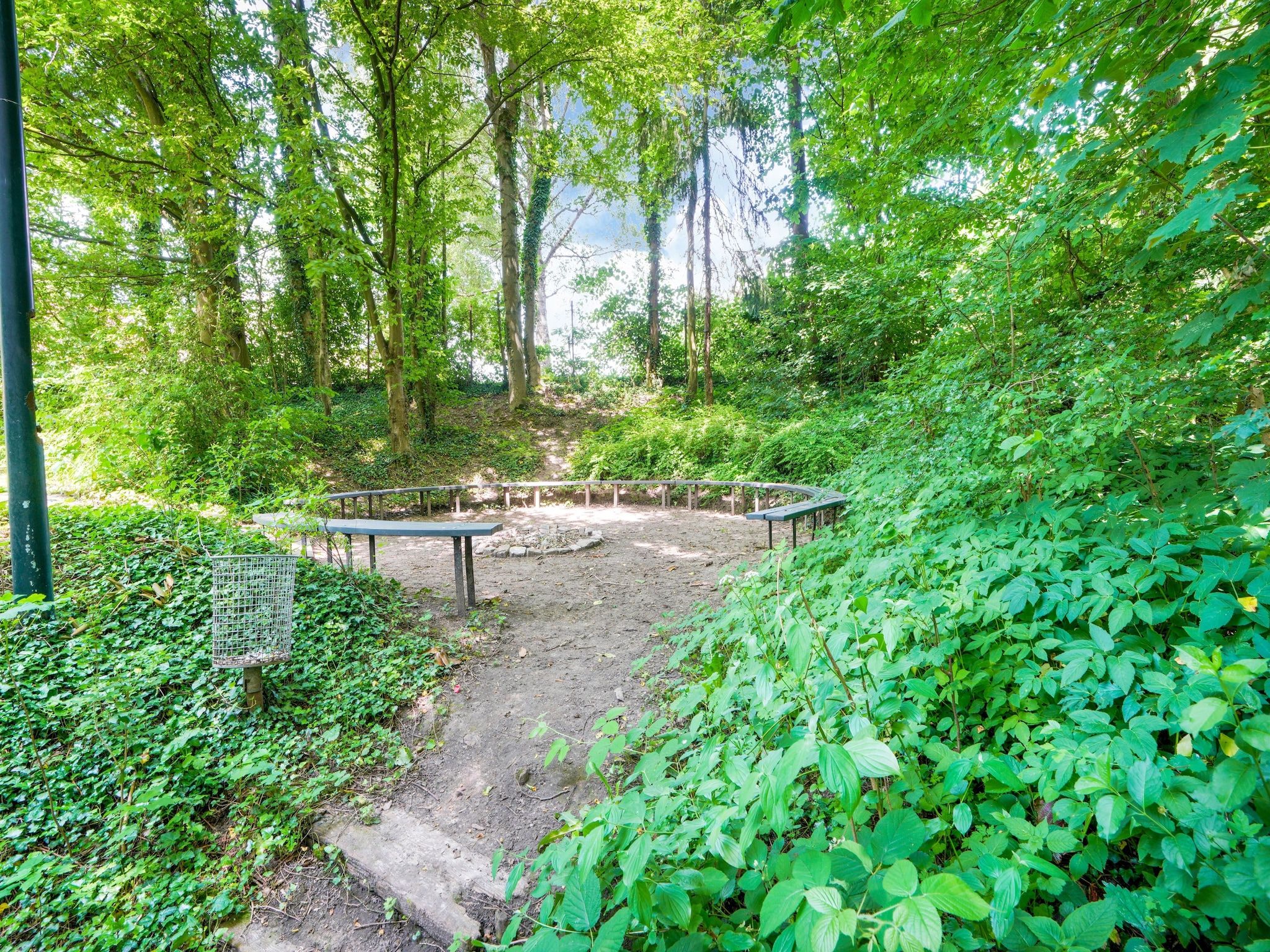 De tuin van Waterval 8P in Ulestraten