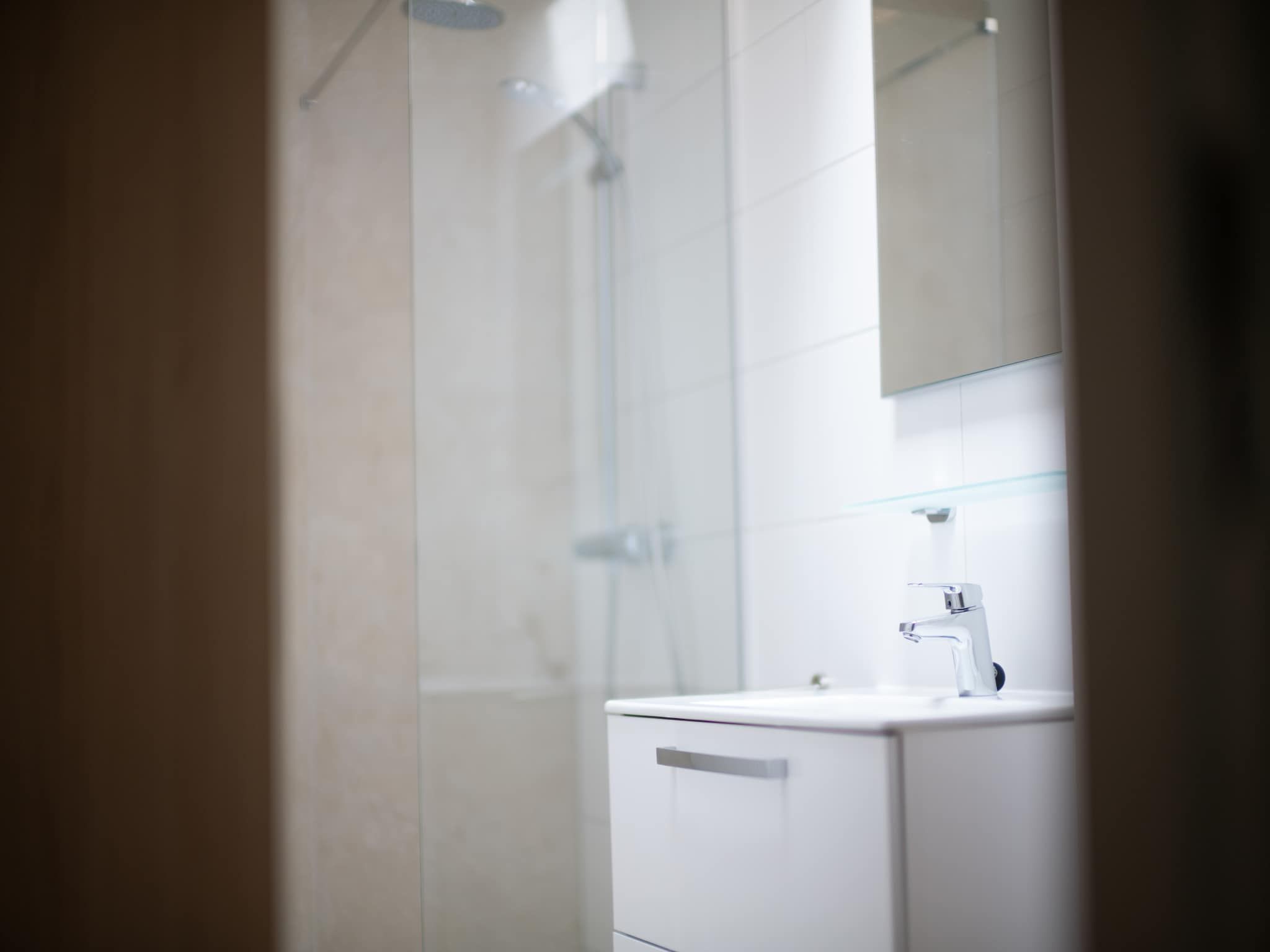 De badkamer van Resort Gulpen 10 in Gulpen