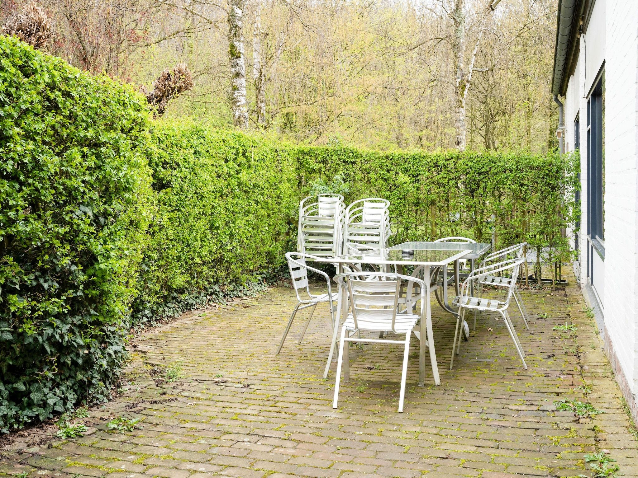 Het terras van Vliek 14P in Ulestraten