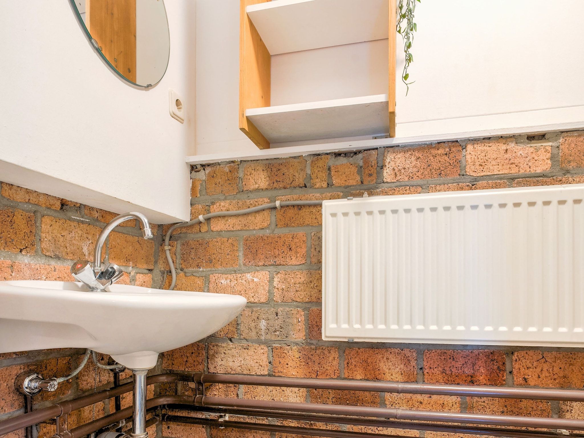 De badkamer van De Wingerd 10P in Ulestraten