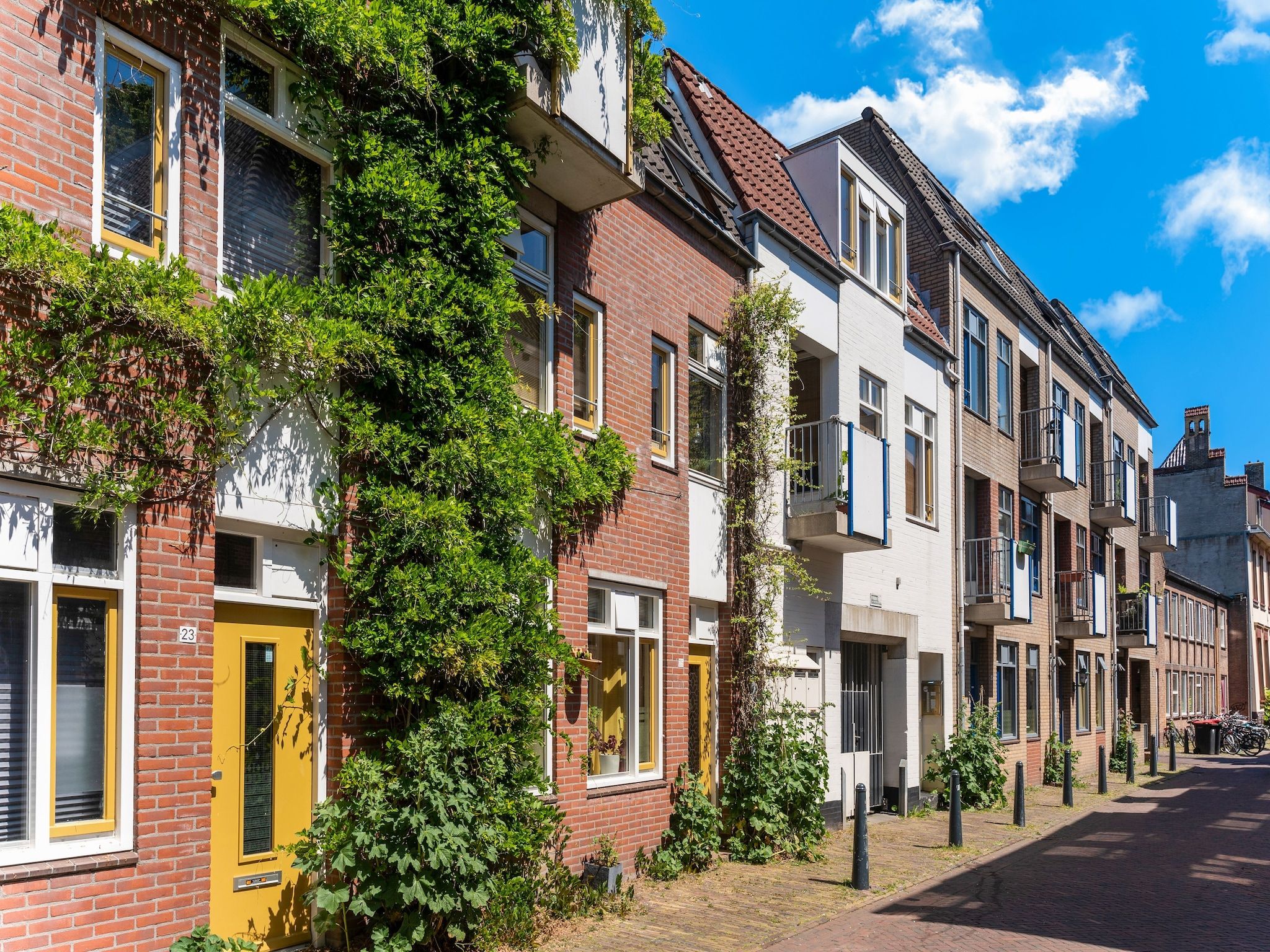 De buitenkant van Gezellig  appartement in centrum Leeuwarden in Leeuwarden