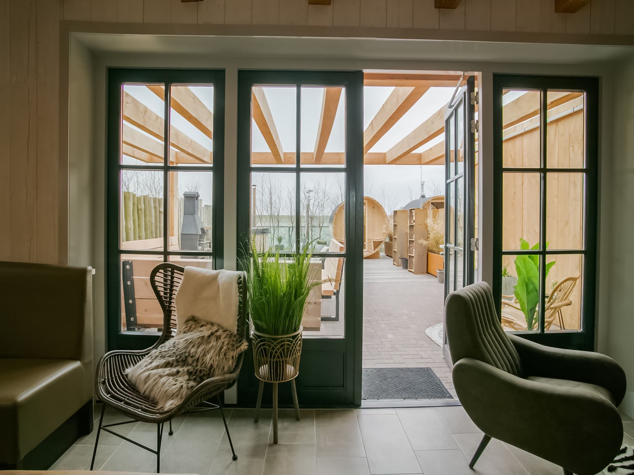 De woonkamer van Hazenborgh - Duinhuis 1 in Callantsoog