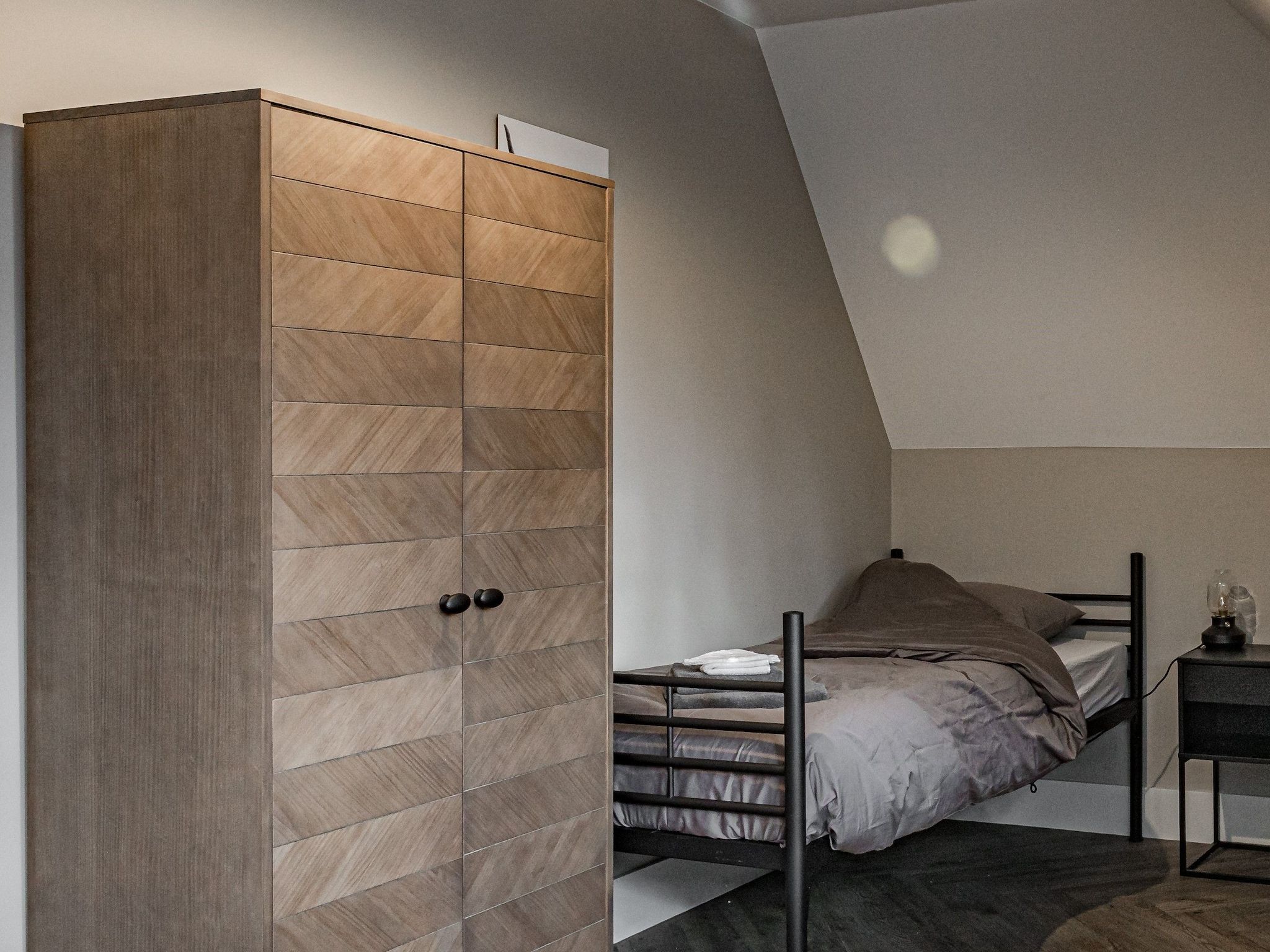 Een slaapkamer van Erve Olde Sasbrink in Nijverdal