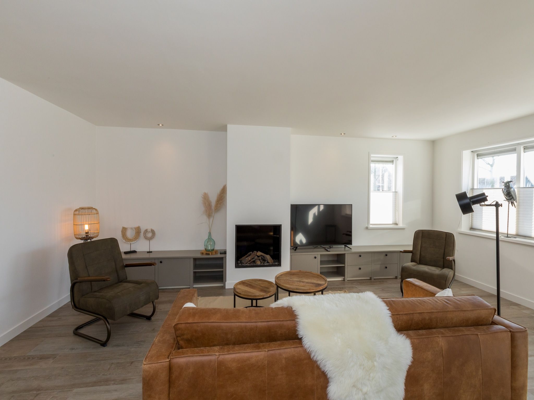 De woonkamer van Oostkapelseweg 32 -Ooievaar in Serooskerke