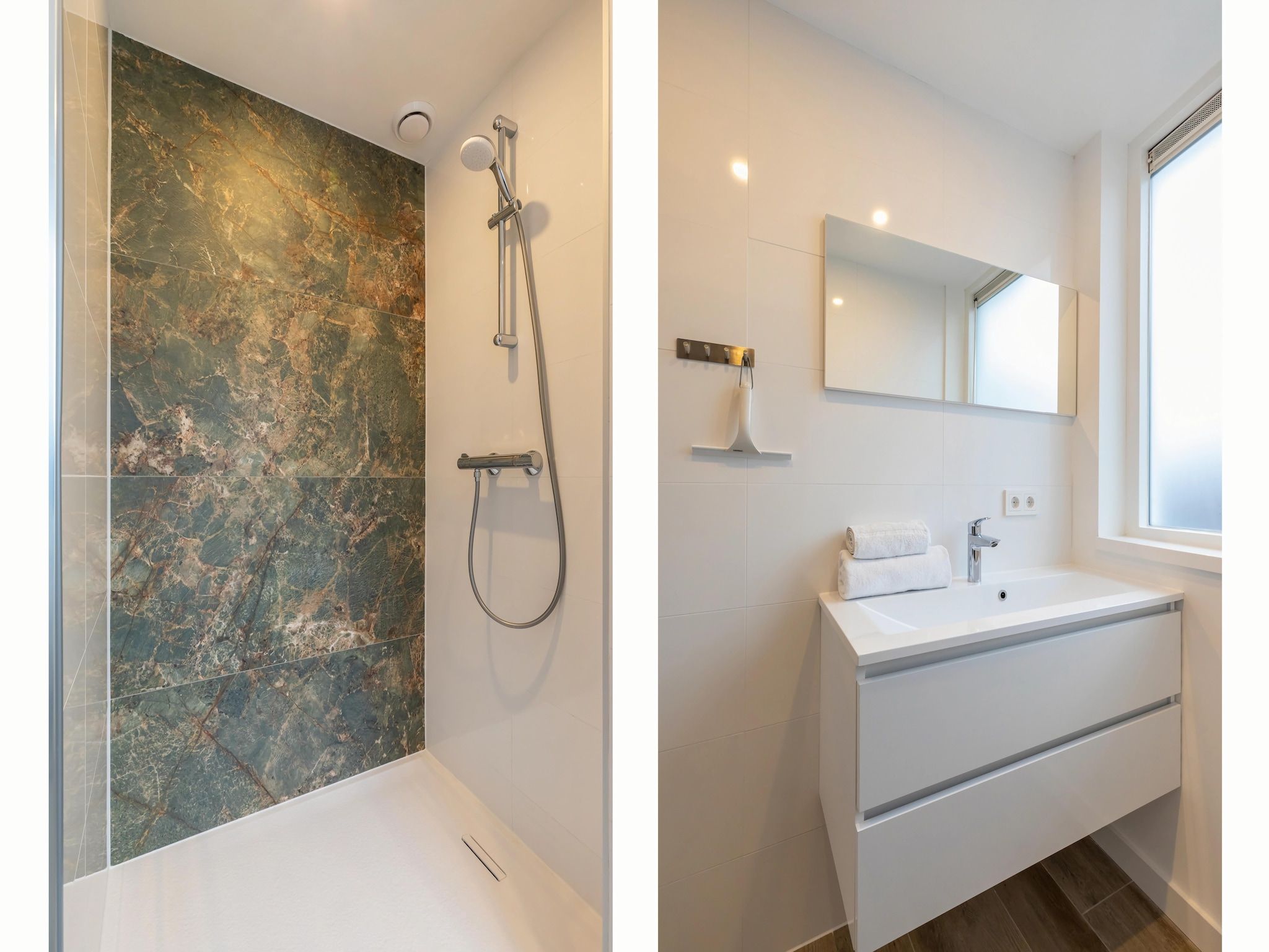 De badkamer van Oostkapelseweg 32 -Ooievaar in Serooskerke