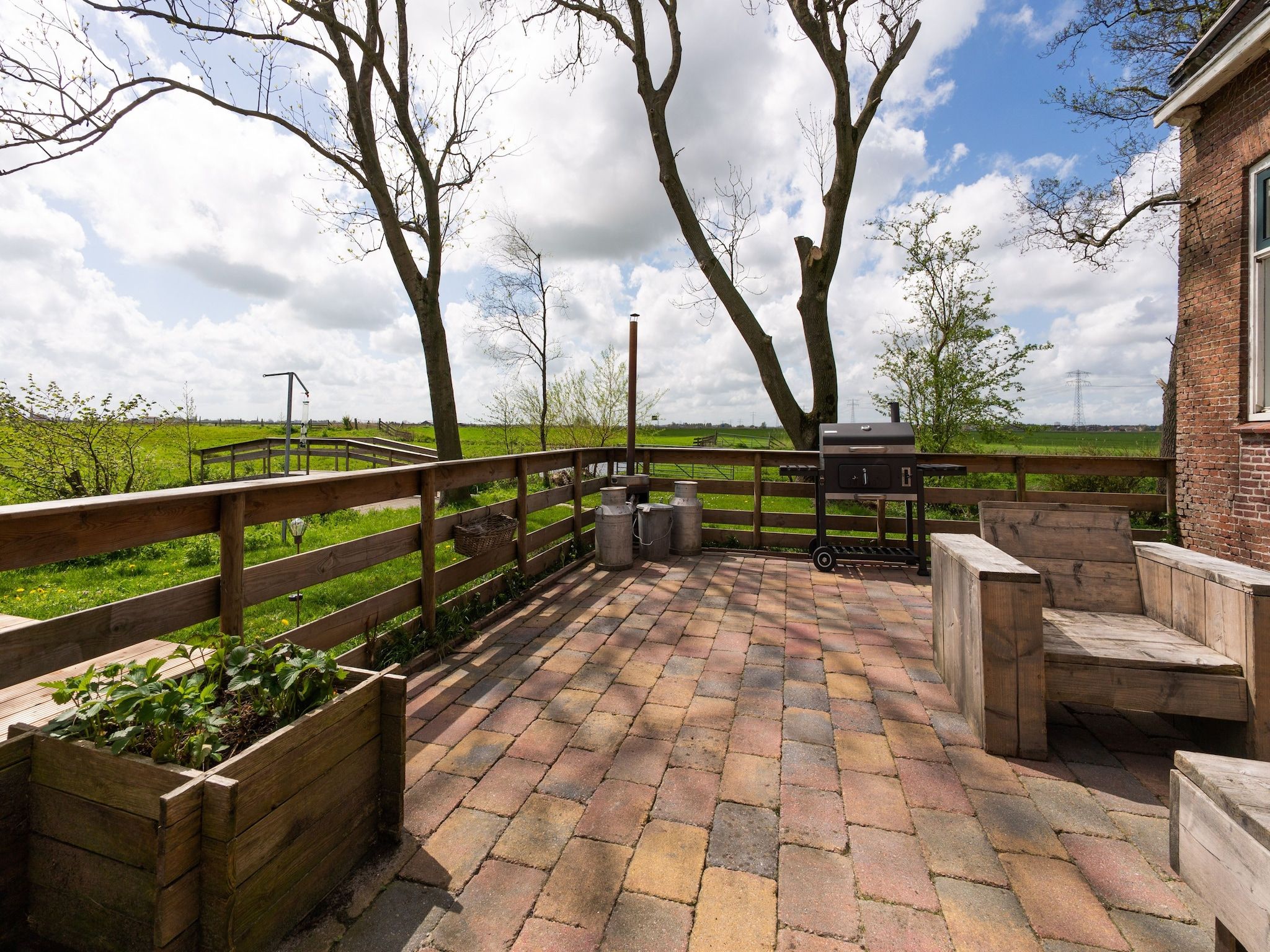 Het uitzicht vanaf B&B boerderij GRUTSK in Suwald