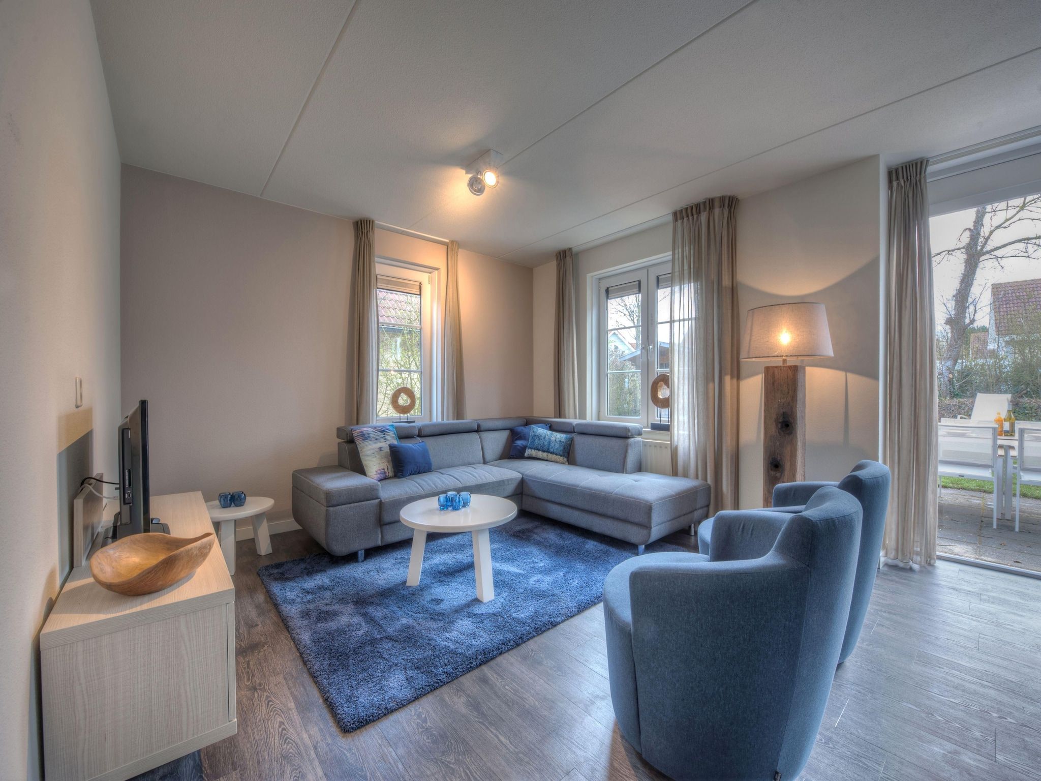 De woonkamer van Noordzee Résidence De Banjaard 20 in Kamperland