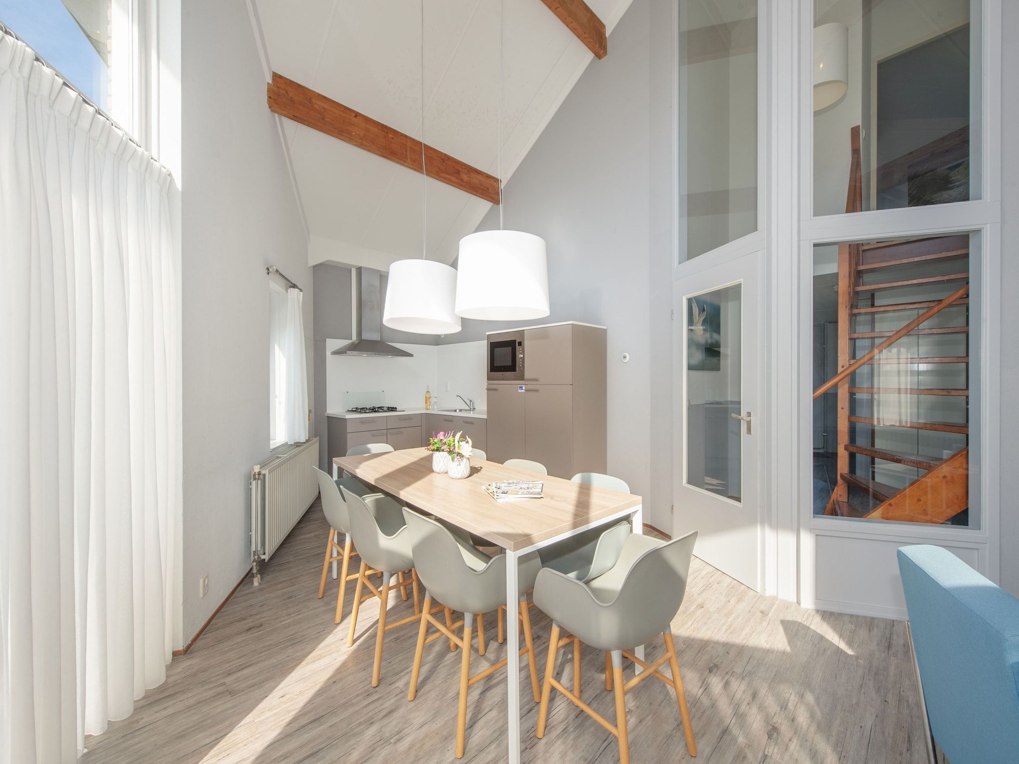 De woonkamer van Vakantiepark Hof Domburg 25 in Domburg