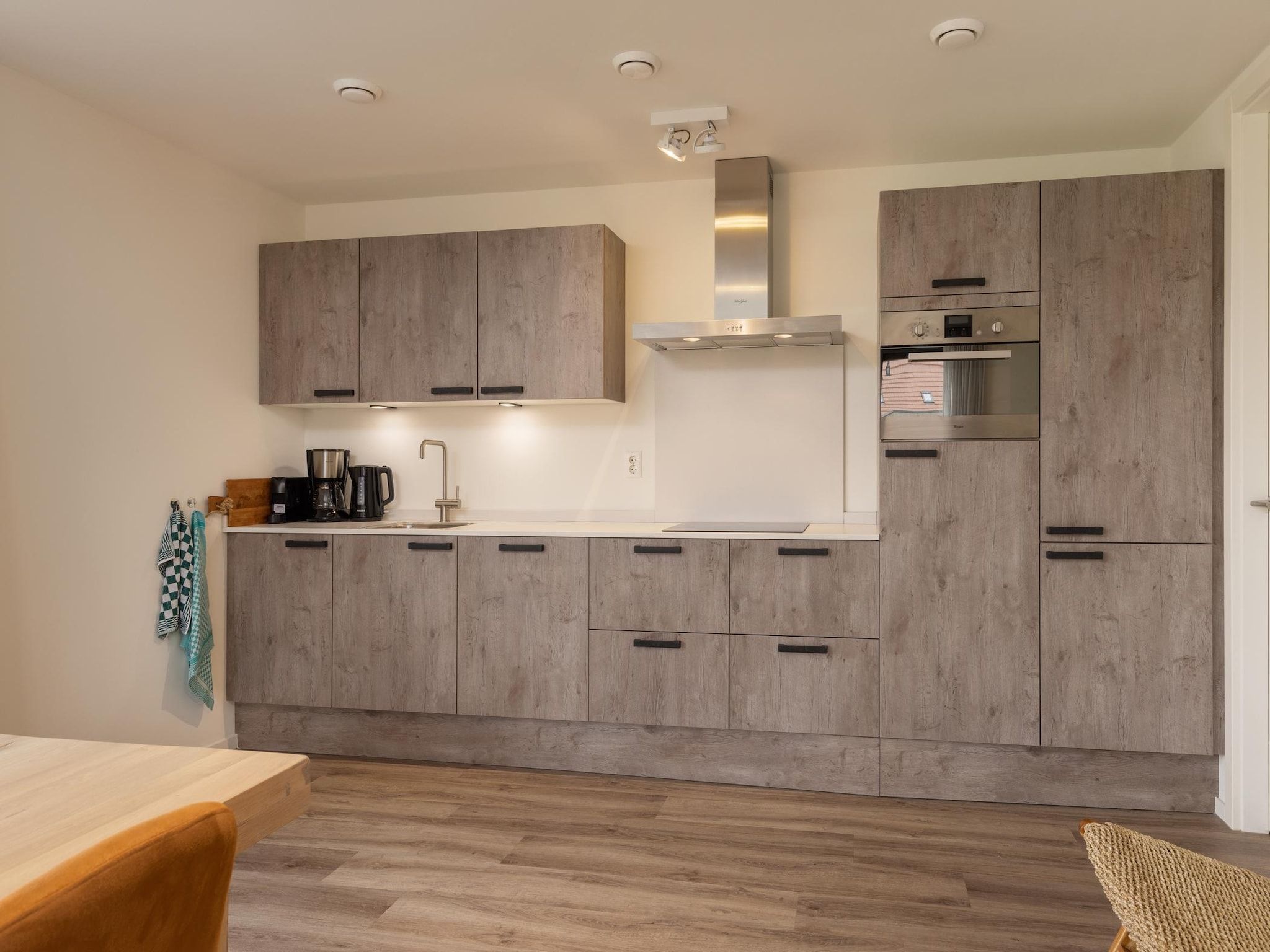 De keuken van Park Veerse Kreek 7 in Wolphaartsdijk