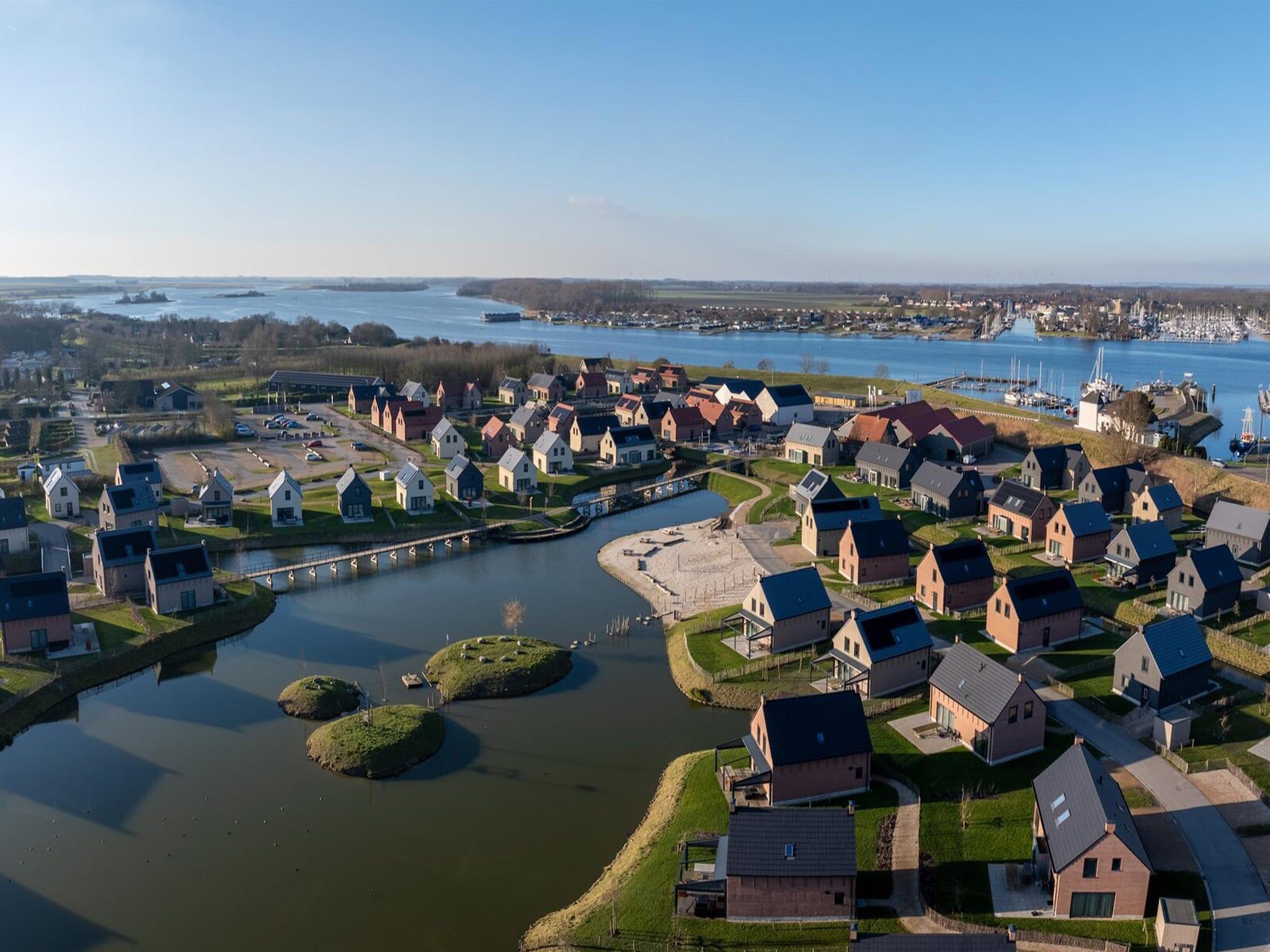 De omgeving van Park Veerse Kreek 8 in Wolphaartsdijk