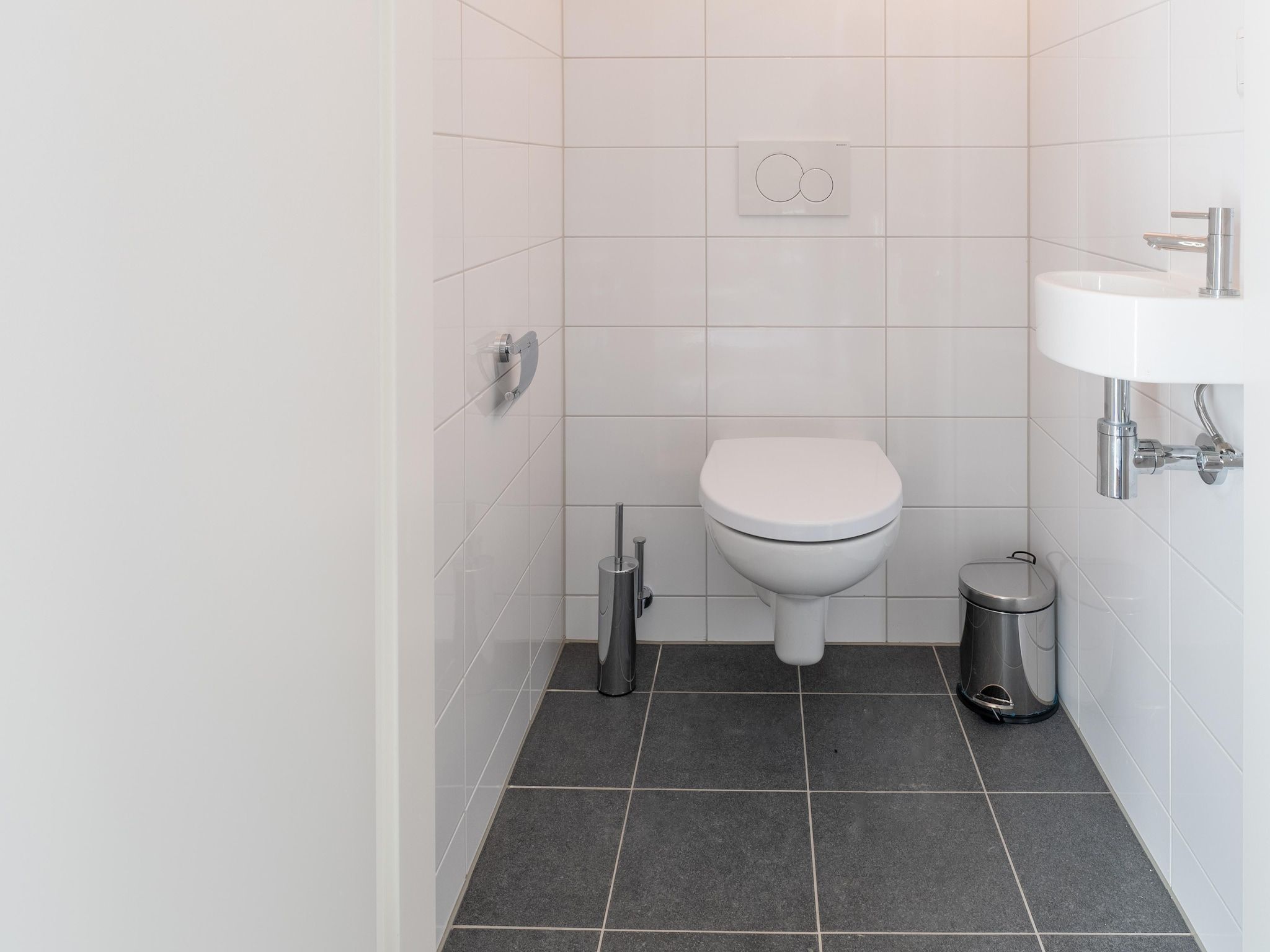 De badkamer van De Merel Huis  Nr 44 in Scherpenisse