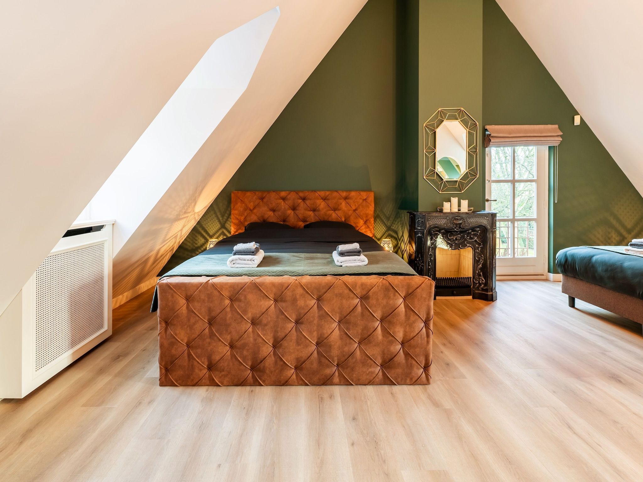 Een slaapkamer van Villa Loonse Duinen in Drunen