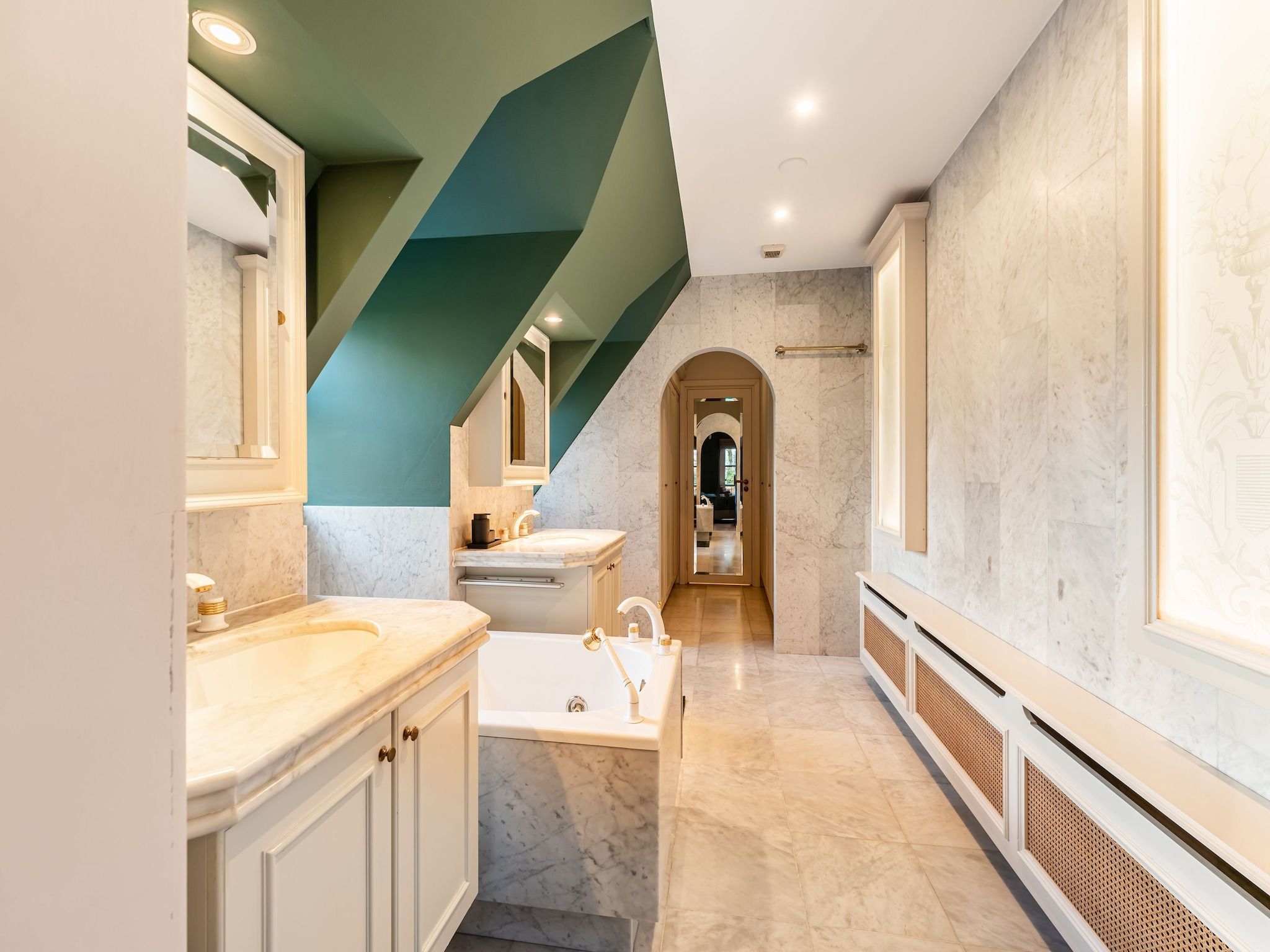 De badkamer van Villa Loonse Duinen in Drunen