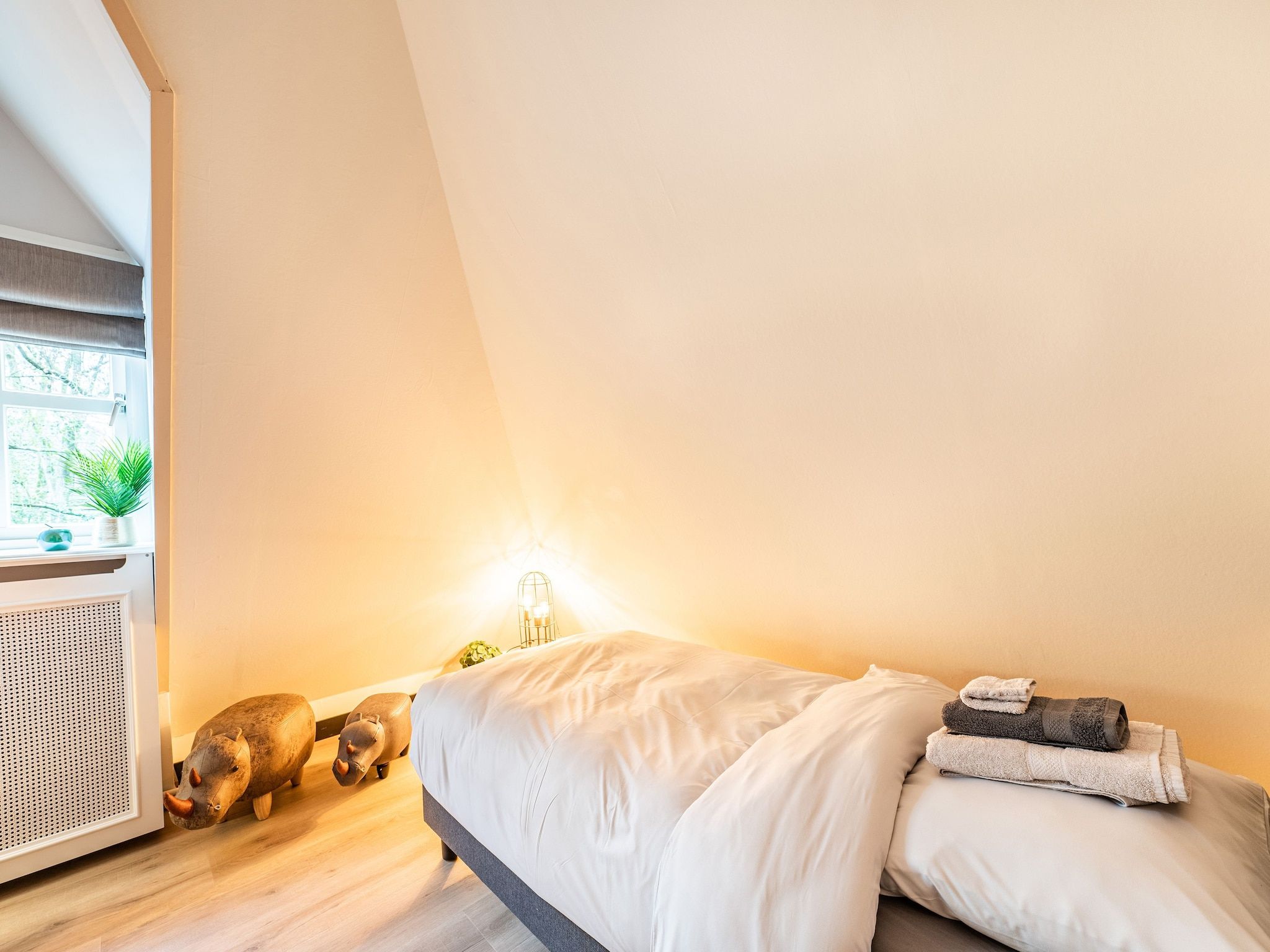 Een slaapkamer van Villa Loonse Duinen in Drunen