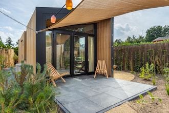 Wellness Cabin in NL met Buiten Spa in Voorthuizen