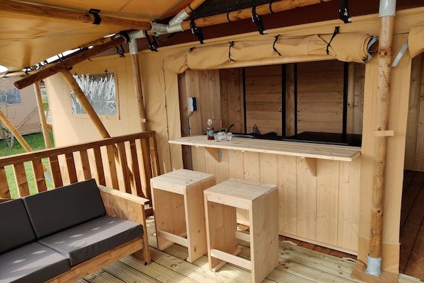 Keuken - Flevoland Glamping Escape in Bant (4)