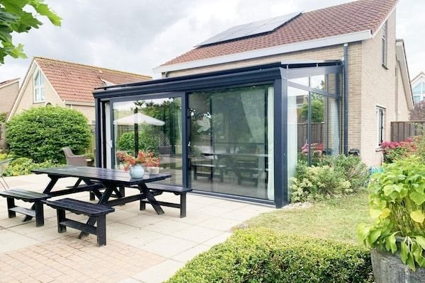 Terras - Ruime bungalow nabij water in Breskens (5)