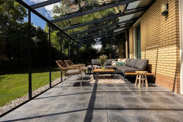 Terras - Villa in Andijk met tuin op het zuiden in Andijk (4)