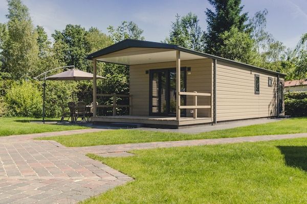 Buitenkant - Pittoreske Overijssel Veranda Lodges in Zuna (1)