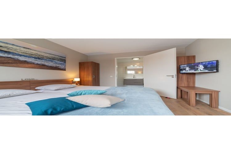 Een slaapkamer van Zeeuwse Pracht  hond in Colijnsplaat