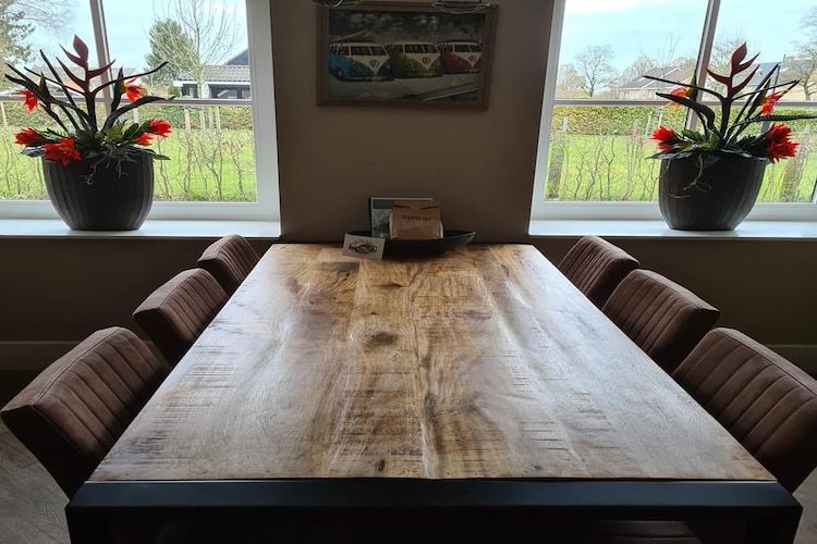 De eetkamer van Erve Olde Sasbrink in Nijverdal